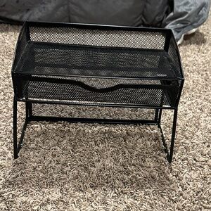 Black Mesh Desk Organizer